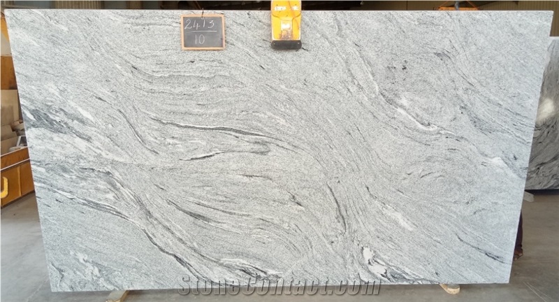 Viscont White Granite Slabs, India White Granite