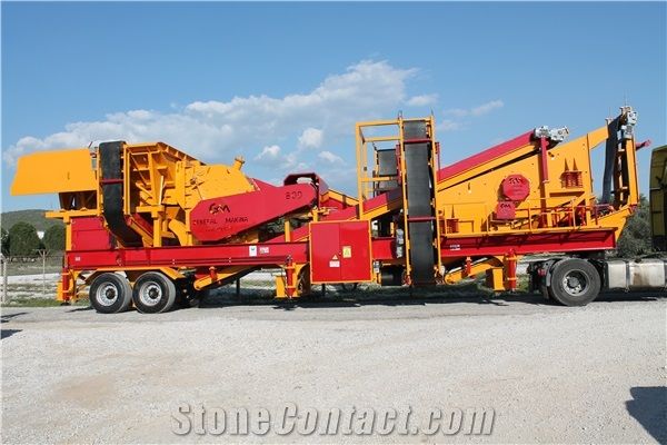 Mobile Crushing and Screening Plant for Hard Material General 800
