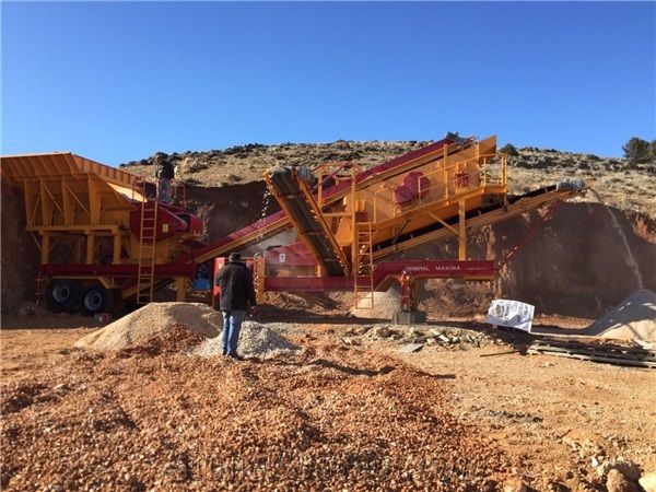 Mobile Stone Crushing Plant for Hard Material General 640
