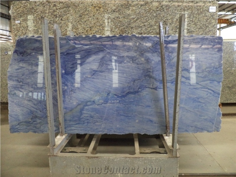 Azul Macaubas- Azul Imperial Blue Sky Grand Skylight Quartzite Slabs