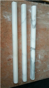 Carrara White Marble Pencil Molding Trim Pencil Liners