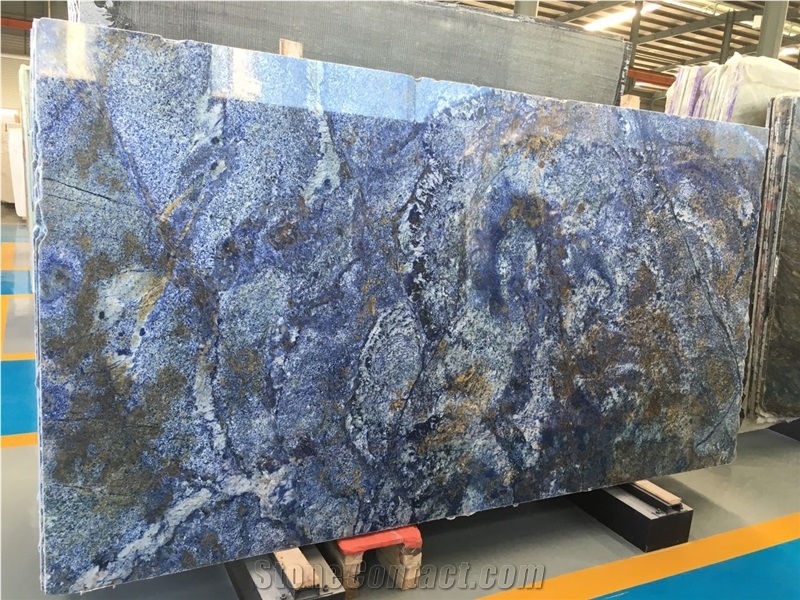 Elegant Blue Azula Bahia Blue Bahia Natural Stone Exotic Granite Slabs