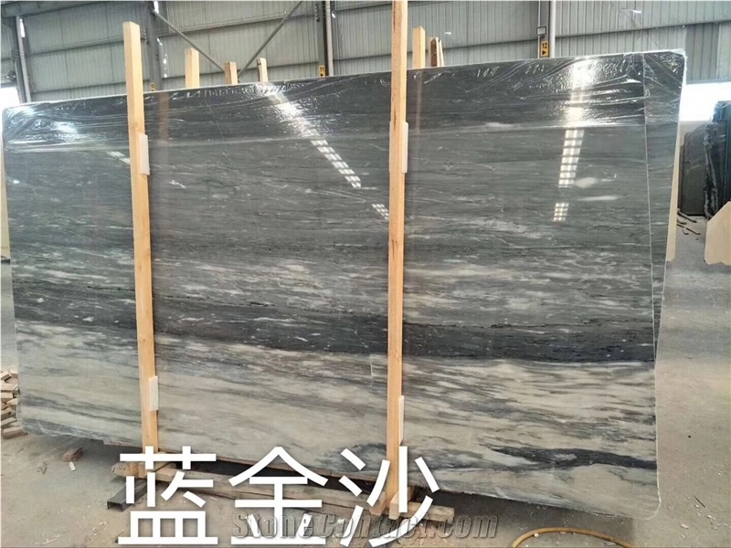 Italian Palissandro Blue Marble Slab for Project