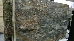 Midnight Fusion Quartzite Titanium Golden Silk Road Quartzite Slabs