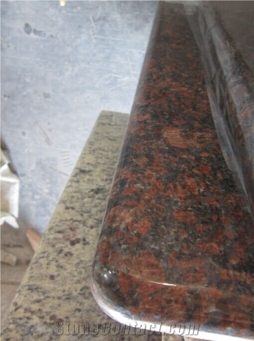 Tan Brown Prefab Granite Kitchen Countertop