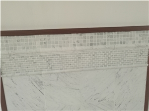 Ultra Thin 24 X12 Italy Bianco White Carrara White 10mm Marble Tile