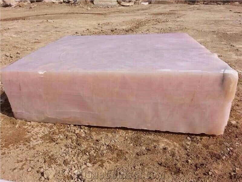 Pink Onyx Blocks, Iran Pink Onyx