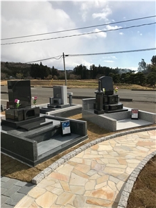 Granite Japanese Tombstones
