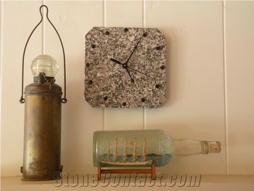 Deer Isle Granite Wall Clock, Octagon