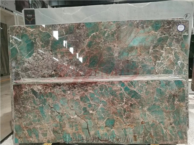 Amazonita Granite Amazonite Granite Slabs for Floor Tile