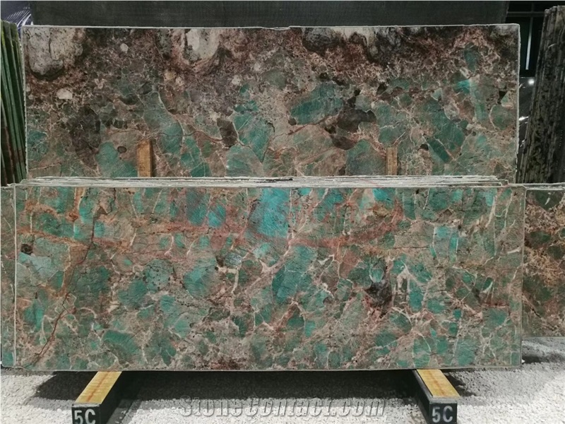 Amazonita Granite Amazonite Granite Slabs for Floor Tile