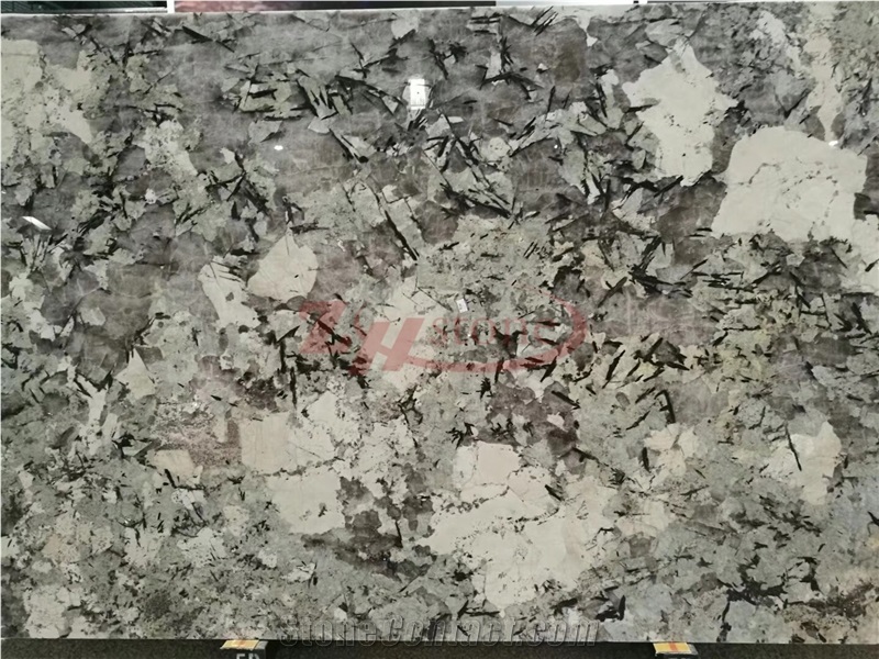 Aran White Granite Silver Fox Granite Slab Cut to Size for Wall&Tile
