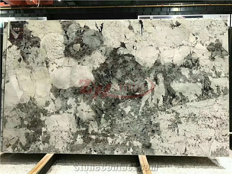 Bianco Antico Granite Silver Fox Granite Slabs for Countertop