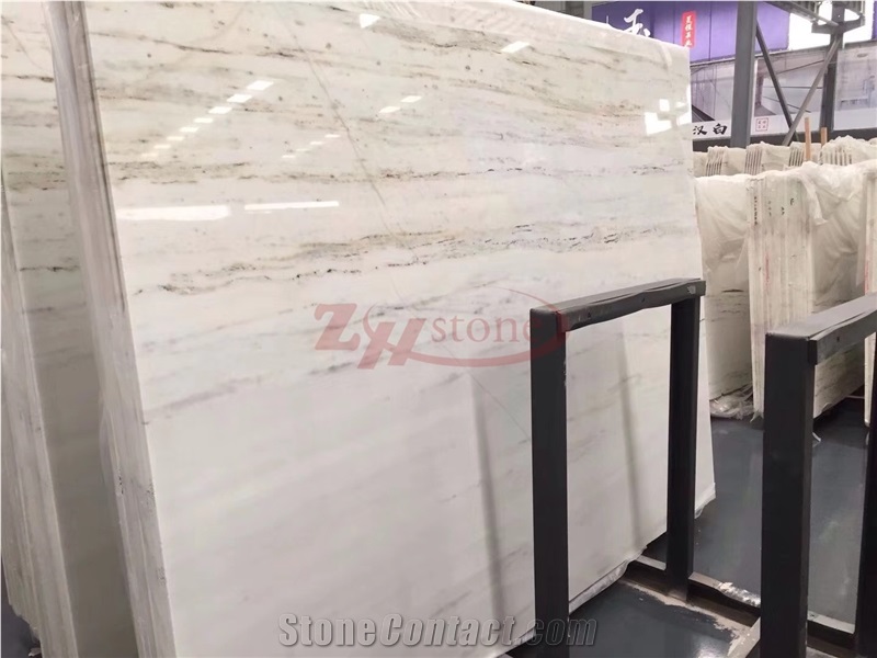 Caraso Wood Grain Marble White Jade Marble for Floor Covering