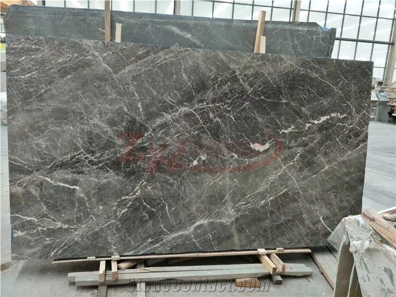 China Grey Emperador Marble Pascal Grey Marble Slabs