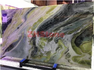 Dreaming Green Marble Majestic Green Marble Slabs for Abstract Design