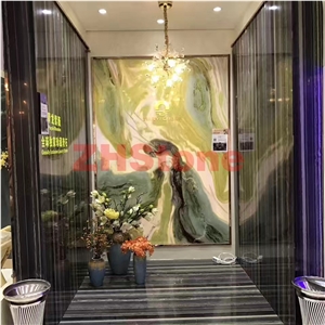 Dreaming Green Marble Slabs for Wall Covering Decoration