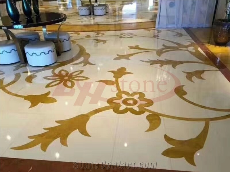 Emperador Gold Marble Yellow Marble Slabs for Hotel Project