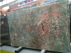 Granito Verde Amazonas Quartzite Slab for Wall Covering Decoration