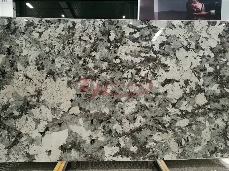 Mountain Silver Granite Slab for Wall&Tile Covering