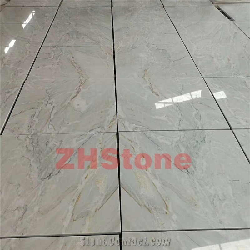 Nuage Quartzite Nuage White Quartzite Slabs for Floor Tile
