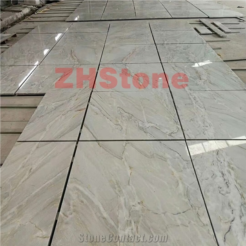 Nuage Quartzite Nuage White Quartzite Slabs for Floor Tile