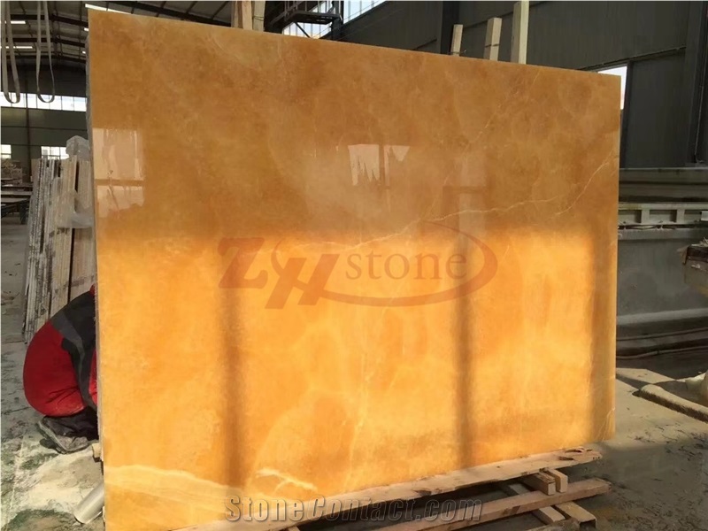 Resin Jade Onyx Slabs&Tile Yellow Onyx for Construction Material