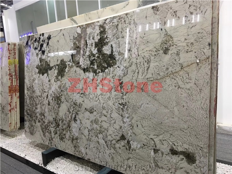 Salpin White Granite,Alpen White Granite Slabs for Wall Covering