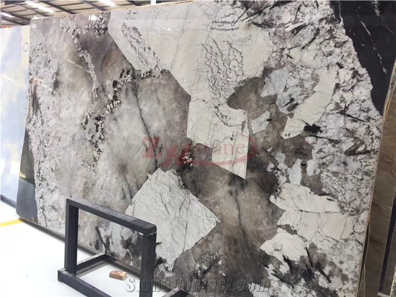 Tourmaline White Granite Slabs Patagonia Granite for Vantity Top