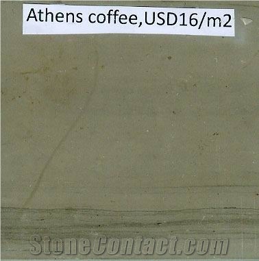 Athens Coffee Marble Tiles & Slabs