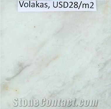 Volakas White Marble Tiles & Slabs