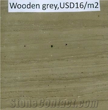 Wooden Grey Marble Slabs