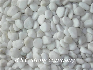 Artificial White Pebble Stone for Wall Decoration