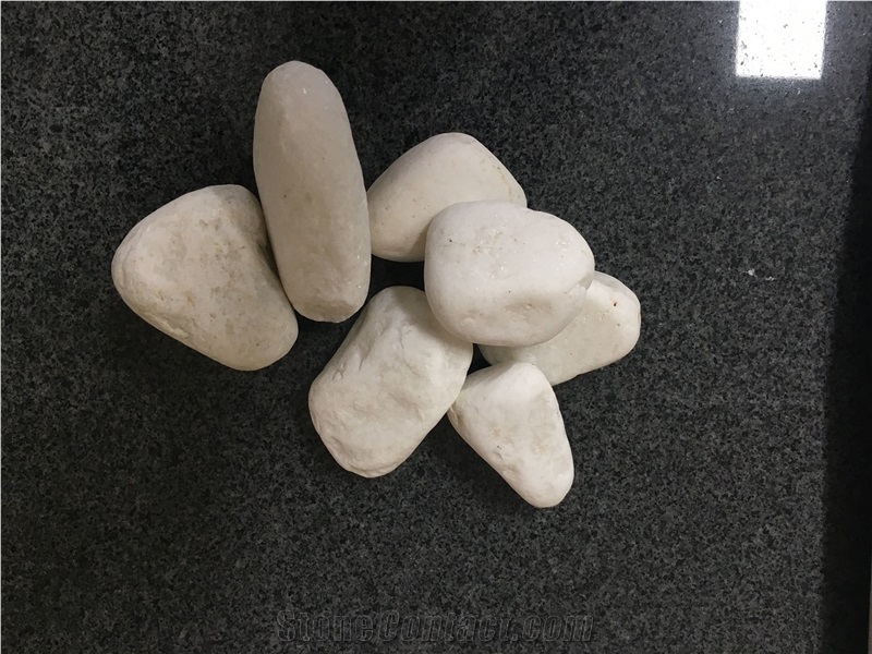 Artificial White Pebble Stone for Wall Decoration