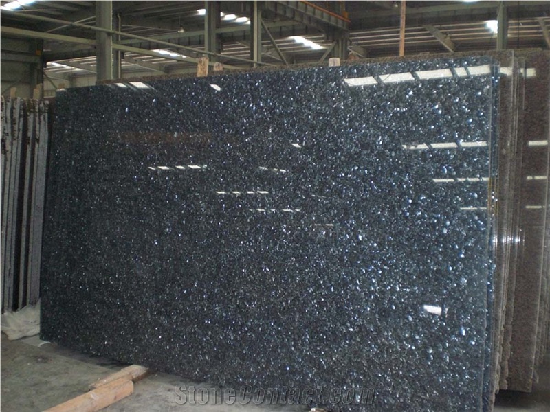 Blue Pearl Natural Granite Stone for Wall Decoration