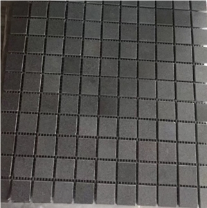 Cambrian Black Basalt Honed Hexagon Mosaic Tile