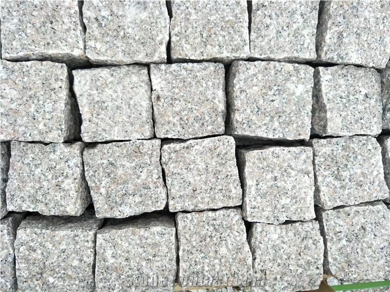 Driveway Granite Cobble Stone Paving Stone