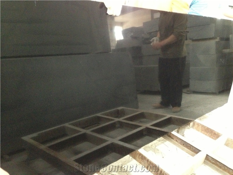 Mongolia Black Granite Slab for Sale
