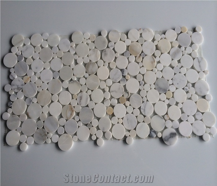 Natural Stone White Marble for Flooring