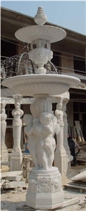 Outdoor Water Fountain, Marble Fountain