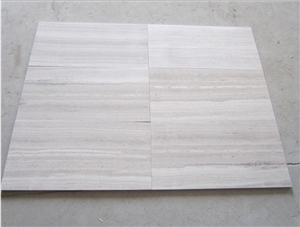 White Wooden Marble Slabs for Flooring