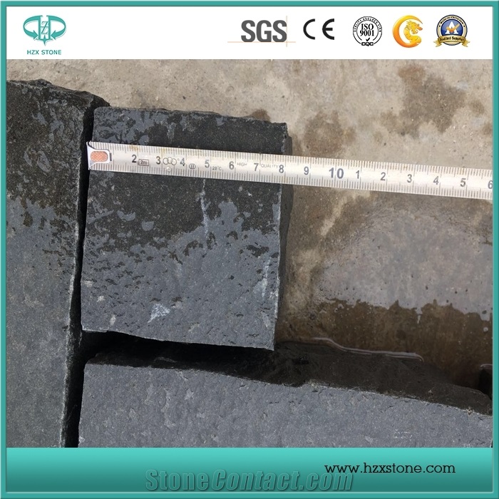 China Zhangpu Black Granite for Cube/Pavers