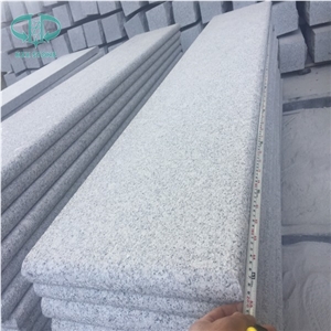 G603 Lunar White Grey Granite Flamed Surface Cut to Size