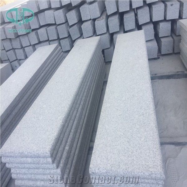 G603 Lunar White Grey Granite Flamed Surface Cut to Size
