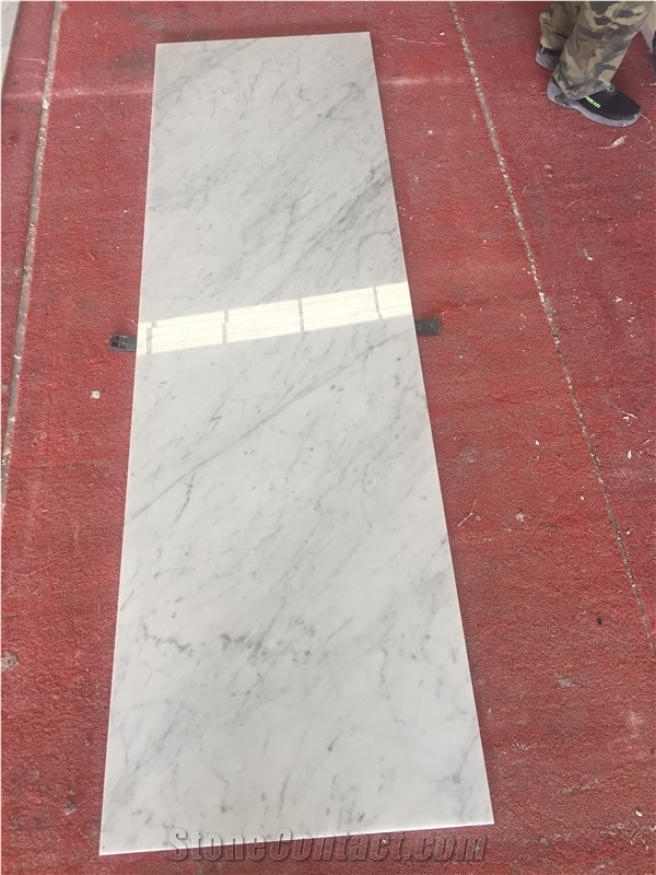 Custom Cut Kitchen Bar Top Carrara White Kitchen Worktops from China