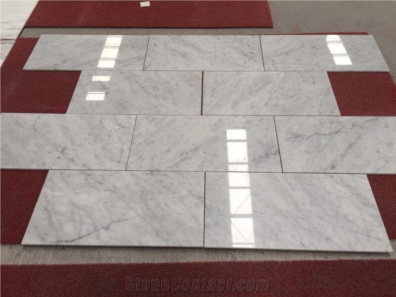 Polished Italy Carrara White Marbles Bianco Carrara Marble Floor Tiles From China Stonecontact Com