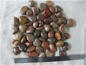 Red Pebble,Red River Stone,Highly Polished Red Cobble Stone
