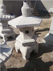 White Granite Japanese Lanterns for Garden Decoration