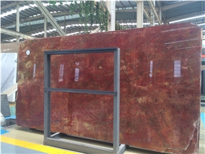 Factory Direct Red Marble Hotel House Interior Wall Floor Decoration