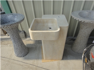 Modern Style Square Marble Wash Sink & Basin Kitchen Bathroom